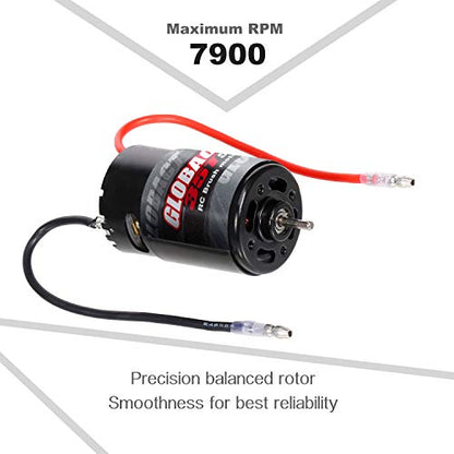 Globact 550 35T Brushed Motor for 1/10 RC Crawler TRX4 SCX10 Redcat RC4WD - size: 35T