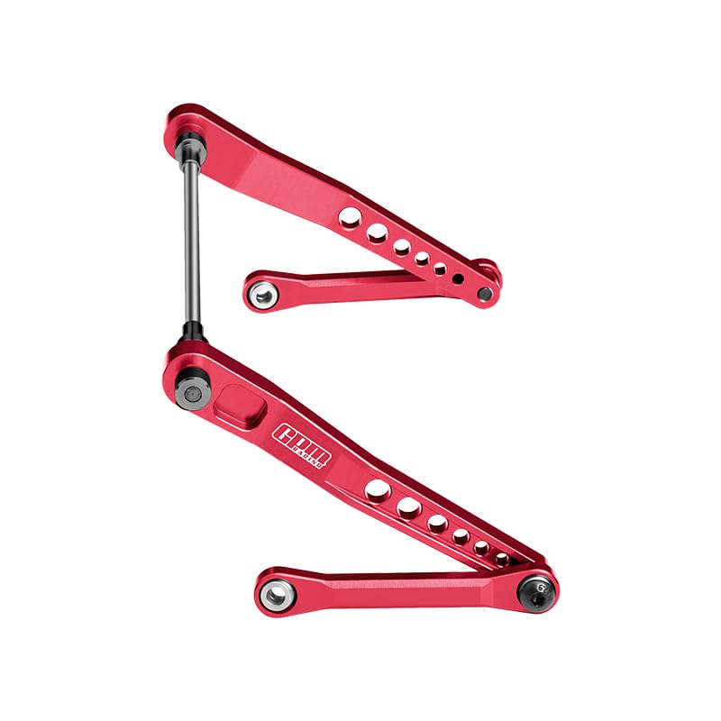 GPM 7075-T6 Alloy Rear Sway Bar Set for Products 1/10 H10 Optic Kit-Vps09027 (Red) - color: Red