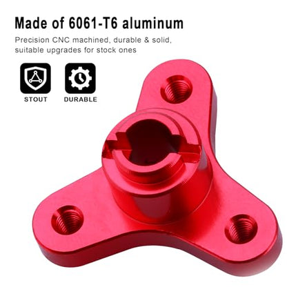 RC Slipper Clutch Eliminator for Traxxas 1/10 Slash 2WD Stampede Bandit Rustler VXL XL5 Transmissions Gearbox Case Upgrades (Red) - color: Red