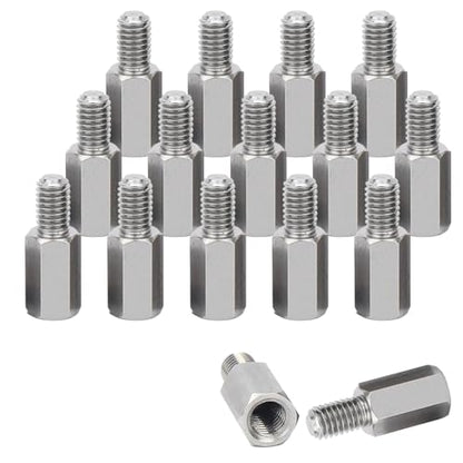 Kado M4x10mm Hex Stainless Steel Standoff Spacer Screw Set Nut Bolt 16pcs | Spacer Adapter Set for Desktop/Portable Monitor Mount, Motherboard Prototyping Accessories for PCB, Computer & Circuit Board - style: 16-Pack