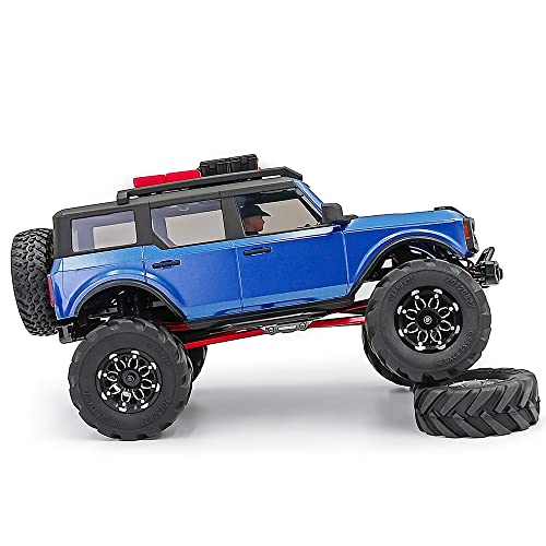 RCLIONS 1/24th Rubber 54mm Micro 1" RC Wheel Tires for Axial SCX24 Deadbolt,C10,JLU CRC,Bronco,Gladiator RC Crawler Truck Car (54mm) - size: 54mm