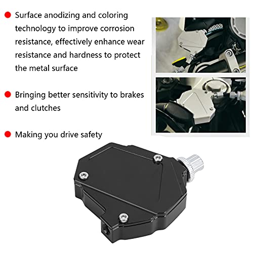 BRRNOO Clutch, Aluminum Alloy Clutch Box Aluminium Alloy Universal Modification Brake for Motorcycles and ATVs (Black) - color: Black