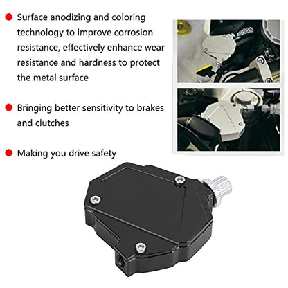 BRRNOO Clutch, Aluminum Alloy Clutch Box Aluminium Alloy Universal Modification Brake for Motorcycles and ATVs (Black) - color: Black