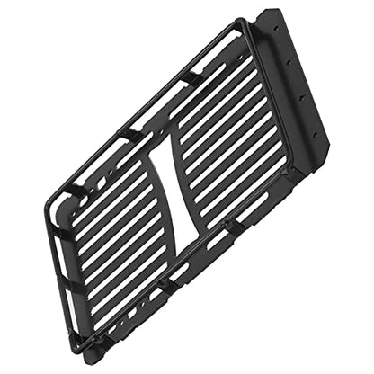 Oumefar RC Roof Rack, RC Luggage Carrier for for Axial SCX24 1/24 Remote Control RC Car, Metal Roof Rack for RC Car RC Crawler Accessories