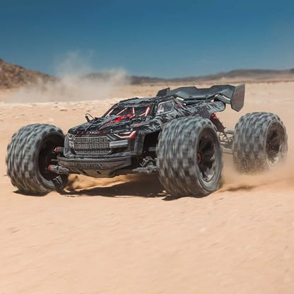ARRMA RC Truck KRATON 4X4 8S BLX 1/5 Speed Monster Truck Black, RTR (Transmitter and Receiver Included, Batteries and Charger Not Included), ARA5808V2T1