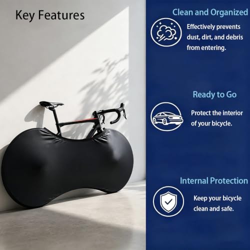 Bike Wheel Cover for Van Rysel RC 500 V2 Bike Tire Wheel Covers Dust-Proof High Elasticity Bicycle Protection Storage Bag,28-29Inches - size: 28-29Inches