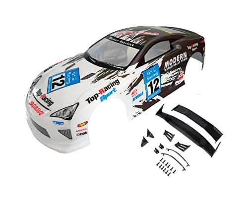 1/10 Scale RC Printed Precut Drift Racing Touring Onroad Car Body Shell Width 190mm with Wing Mirror Accessories (LFA) - style: LFA
