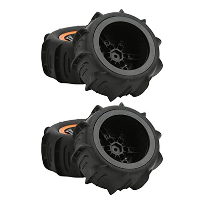 Jeanoko 1PCS RC Tires Car Beach Tires with Uneven Texture, RC Beach Wheel RC Beach Tires, Excellent Grip Stable for 1/10 RC Cars