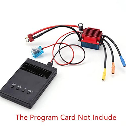 RC 35A Brushless ESC, Sensorless Brushless Motor Brushless Electric Speed Controller for 1/16 1/18 RC Car Truck