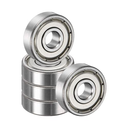 uxcell 5 Pack 625ZZ Deep Groove Ball Bearings, 5x16x5mm Chrome Steel Double Shield Bearing for Electric Motor, Home Appliances, Garden Machinery, (ABEC5) - size: 625ZZ