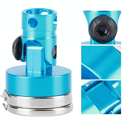 Keenso 4pcs Strong Magnet RC Car Shell Column Post, Magnetic Body Post Mount Fit for SCX10 1/10 RC Car Model - color: Blue