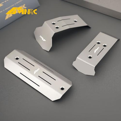45# Steel Chassis Skid Plate Portector Defend for 1/16 Mini Maxx Minimaxx 4WD RTR RC Car Upgrades Part