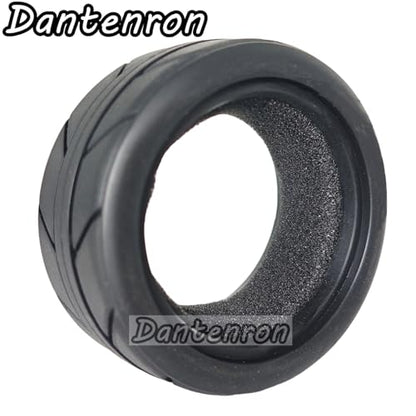 1/10 On Road Tires RC Soft Rubber Street Touring Tyres OD 65mm For 1:10 Rally Racing Drift Car Tamiya TT01 TT02 XV01 TA06 A959 PTG2 HPI KYOSHO HSP PTG2 Traxxas RC On-Road Wheels Rims 4PCS