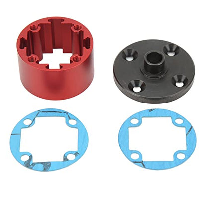 RC Differential Carrier Case Aluminum Alloy Diff Case 29mm Red Gear Box Cover for 7 8 Direct Replacement with Enhanced Durability and Extreme Load Performance