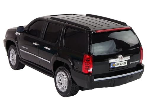 Liberty Imports R/C General Motors Escalade 1:24 Scale Toy Replica Vehicle - Officially Licensed Remote Control SUV with 2.4G Full-Function Technology, Working Lights (Black)