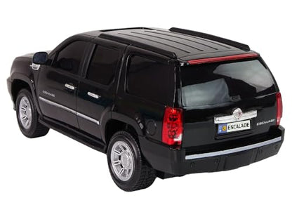 Liberty Imports R/C General Motors Escalade 1:24 Scale Toy Replica Vehicle - Officially Licensed Remote Control SUV with 2.4G Full-Function Technology, Working Lights (Black)