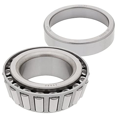 [4-Sets] 8,000 lbs Trailer Axle Bearing Kit, Outer Bearing 02475/02420 (1.25'' ID), Inner Bearing 25580/25520 (1.75'' ID) with Grease Seal 10-36 and 10-10 for 8000# Axles.