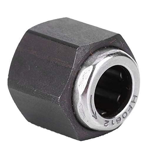 Jovenn Hex Nut One Way Bearing, 1/10 Engine Bearing, 6mm Hex Nut Outdoor for Vertex VX SH RC Car 16 18 21 1/8 1/10 Nitro Engine(T10045 12MM)