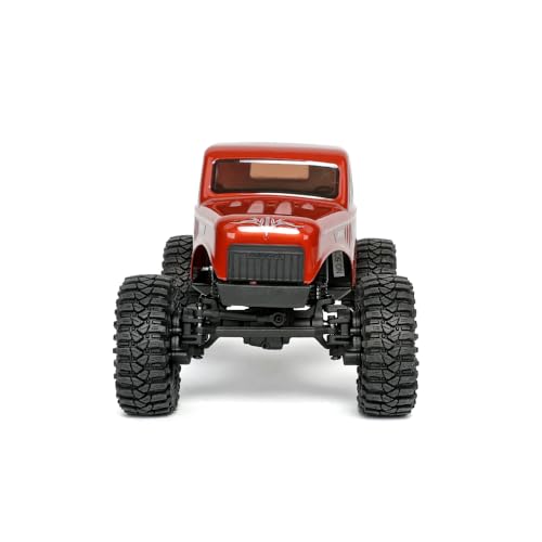 Redcat Racing Ascent 18 Brushless RC Rock Crawler – 4WD 1/18 RC Crawler with Portal Axles, High Steer Geometry, Waterproof ESC, LiPo Battery, RTR Hobby Grade RC Truck 4x4 - Red - color: Red