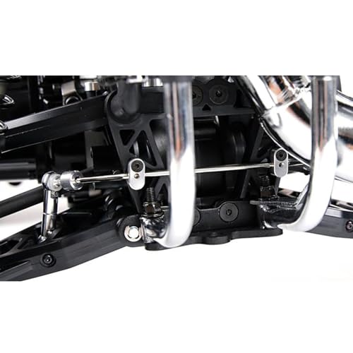 CNC Metal Balance Sway Bar Kit (Silver) | for 1/5 HPI ROFUN ROVAN King Motor Baja 5b 5t 5sc Rc Car Parts - color: Silver