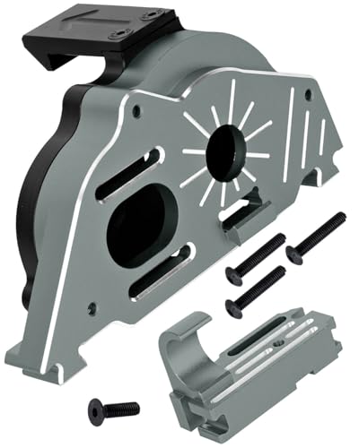Upgrades Part Transmission Gearbox Wave Box for 1/10 Granite/Senton/Vorteks/Big Rock 3S BLX & Mega 550,1/8 Typhon 3S BLX & Mega 550.Aluminum Motor Mount Gear Cover Box Hops up.Titanium. - color: Titanium(upgrades)