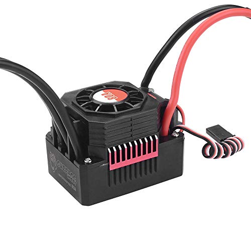 GoolRC 80A Brushless ESC Waterproof Electric Speed Controller for 1/10 RC Truck Off-Road Car