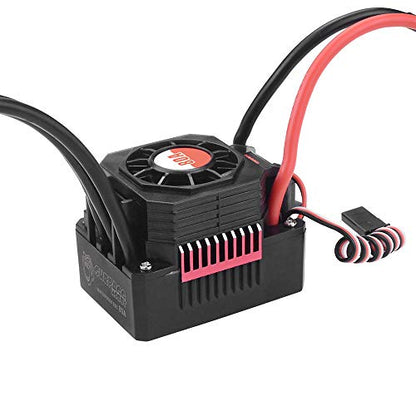 GoolRC 80A Brushless ESC Waterproof Electric Speed Controller for 1/10 RC Truck Off-Road Car