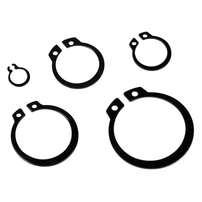 Performance Tool W5212 300-Piece External Snap Ring Assortment Kit | Contains 18 popular sizes of external retaining rings and circlips. Re-sealable plastic storage case included - size: 32 Inch