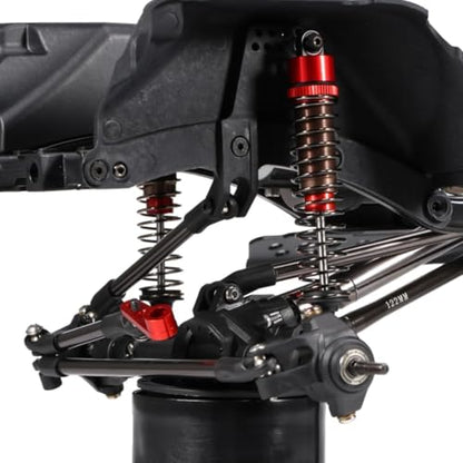 1/10 RC Oil Leakproof Shocks,2Pcs Adjustable Oil Filled Shocks 52mm-120mm for 1/10 RC Buggy Truggy On Road Touring Drift Cars Monster Trucks Upgrade Parts (2pcs 70mm red) - color: 2pcs 70mm red