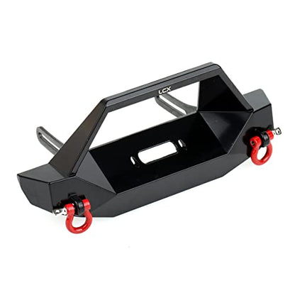 LCX 1/10th RC Crawler Car Metal Front Bumper for TRX4 TRX-4 Axial SCX10 II 90046 90047 SCX10, Upgrades Parts Accessories