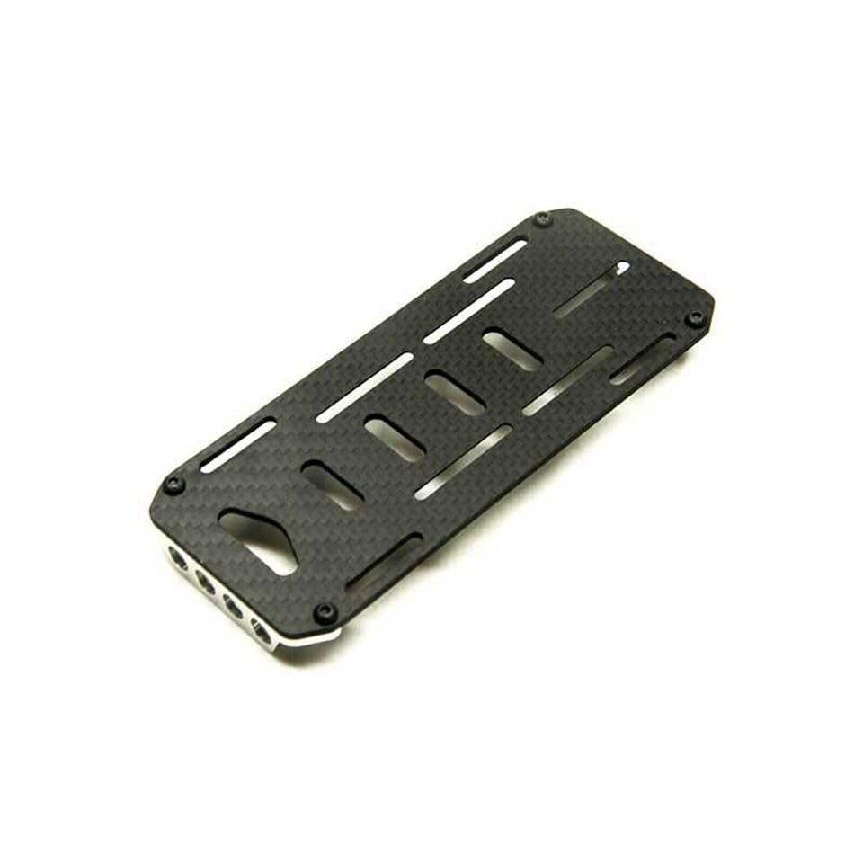 Carbon Fiber Battery Mount Plate Tray for 1/10 RC Crawler SCX10 Fit for Axial Rock Car