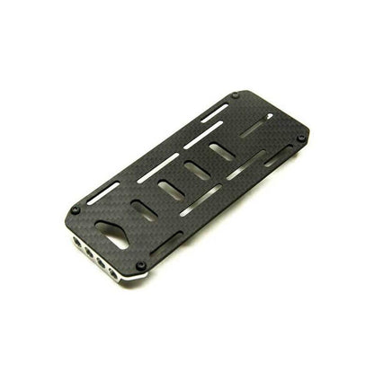 Carbon Fiber Battery Mount Plate Tray for 1/10 RC Crawler SCX10 Fit for Axial Rock Car