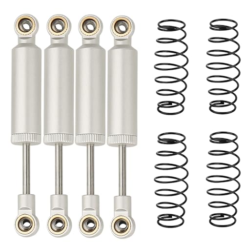 Shock Absorber Damper Internal Spring Built-in Spring For 1/10 RC Crawler Axial SCX10 I II III RBX10 Wraith TRX4 MST Redcat (silver, 80mm) - color: silver, size: 80mm