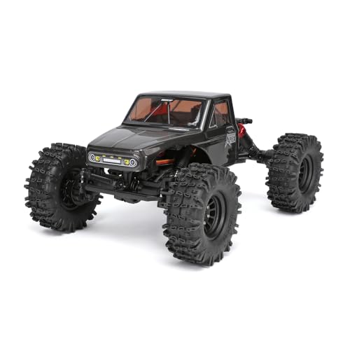 Redcat Racing Ascent-18 APEX, 1/18 Scale Brushless Electric Rock Crawler, Carbon Fiber, 4WD RC Car for Adults with 2.4GHz Radio System (Gray) - color: Gray