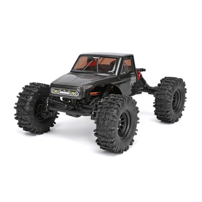 Redcat Racing Ascent-18 APEX, 1/18 Scale Brushless Electric Rock Crawler, Carbon Fiber, 4WD RC Car for Adults with 2.4GHz Radio System (Gray) - color: Gray