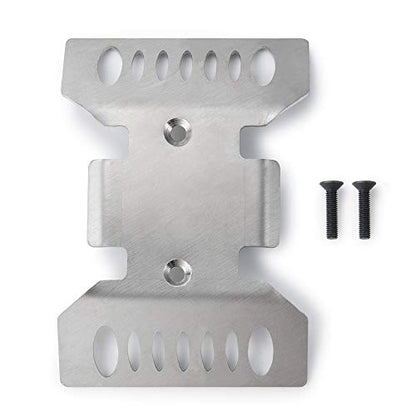 Stainless Steel Center Skid Plate Chassis Guard for AXIAL SCX10-iii | 1/10th RC Crawler Car Protection Plate Upgrade Parts