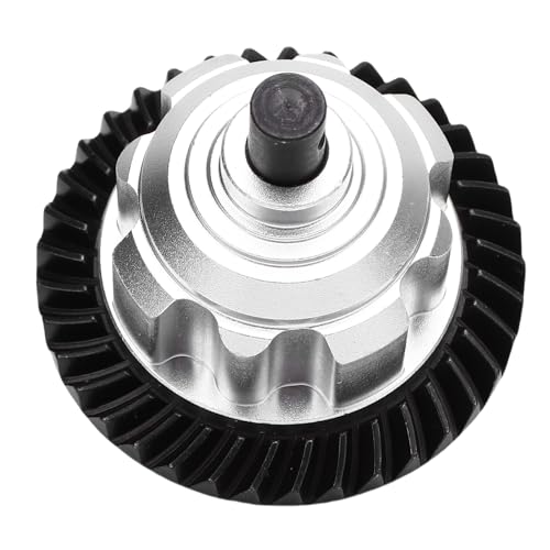 RC Car Rear Diff Gear, 1/10 Differential Gear Replacement for with Cr Steel High Hardness Easy Installation (Silver) - color: Silver