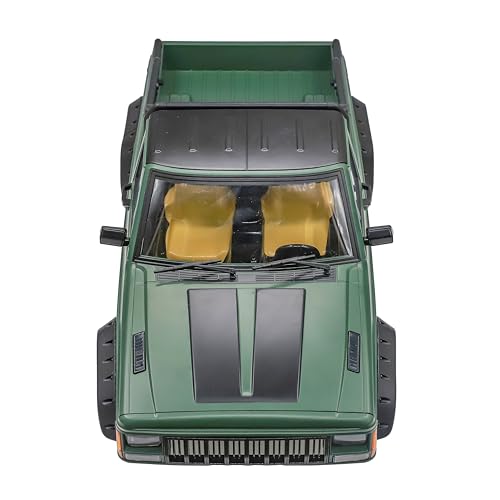 1/10 RC Crawler Hard Body Shell Kit - 313mm Wheelbase Cherokee Body for Axial SCX10, SCX10 II 90046, 90047 & TRX4 Kits (Pickup-Green) - color: Pickup-green