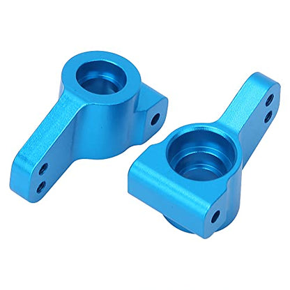 Aluminum Alloy Rear Hub Axle Carrier Replacement for ECX 2WD 1/10 RC Hobby Car, Lightweight Durable RC Rear Axle Hub with Precision Fit, Blue Silver Options (Blue ECX334000B) - color: Blue Ecx334000b