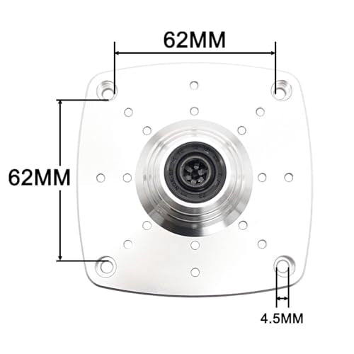 Rc Car Roto Starter for Zenoah CY 23cc 26cc 29cc 30.5cc Engine Silver | for 1/5 HPI Rofun Rovan Kingmotor Baja Losi 5ive T FG Goped Redcat MCD DDT FID Racing Parts - color: Silver