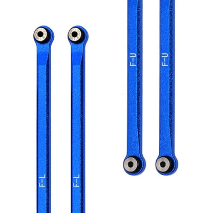 Links Set Aluminum Linkage for Redcat 1/18 Ascent-18 Upgrade Parts RC Crawler Car (Dark Blue) - color: Dark Blue