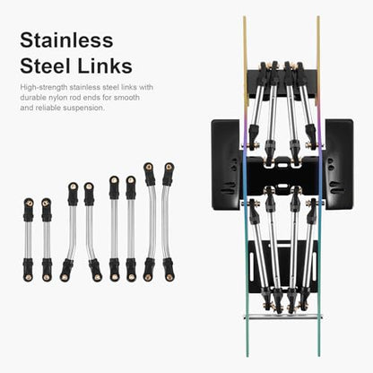 INJORA Rainbow Titanium LCG Chassis Kit for 1/24 SCX24