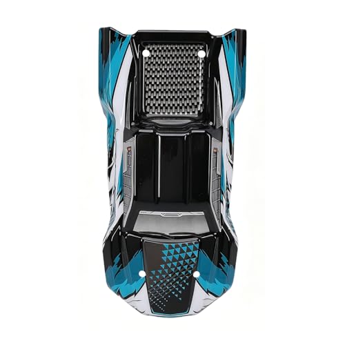 LICAEVEY 1/16 RC Car Shell DIY Upgrade Kit Fits SCY16101 SCY16102 SCY16101PRO SCY16102PRO High Speed Body Shell Replacement (Blue) - color: Blue