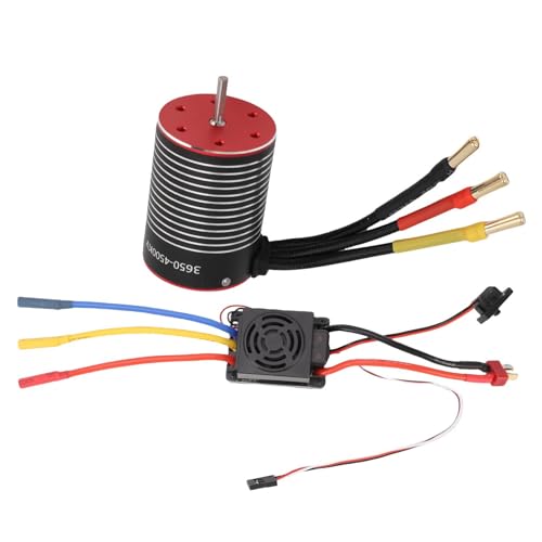 60A Brushless ESC 5.8V3A BEC Optimized Performance for HPI RC Car Brushless Motor and ESC Combo Set (4500kv) - size: 4500kv