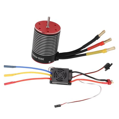 60A Brushless ESC 5.8V3A BEC Optimized Performance for HPI RC Car Brushless Motor and ESC Combo Set (4500kv) - size: 4500kv