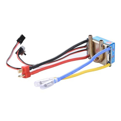 CHICHIYANG RC Steel Brushed ESC Kit, Aluminium Alloy Water-Cooled Dual Mode Brushed ESC Kit for RC Boat/Car RC Car RC Crawler - size: 320A