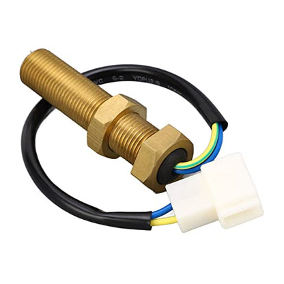 M16x1.5 Magnetic Rotate Speed Sensor - Gear Teeth Pick Up Sender - IP44 - Measure Engine Rotation Speed - for Engine Monitoring - Automotive Mechanics