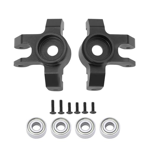 Rc Car Steering Cup for Losi for Mini for LMT 4X4 RTR-LOS01026 1/18 C Hub Front with Enlarged Bearing RC Brushed Monster Truck Car Parts(Black,Steering Cup) - color: Black, size: Steering Cup