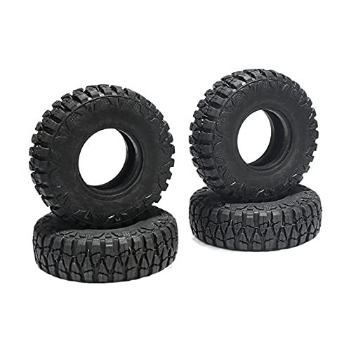 KYX Racing Rubber Tires 54mm x 18mm Tyres Upgrades Parts Accessories for 1/24 RC Crawler Car Axial SCX24(4pcs)