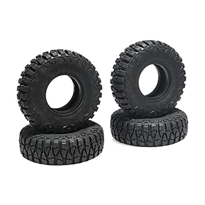 KYX Racing Rubber Tires 54mm x 18mm Tyres Upgrades Parts Accessories for 1/24 RC Crawler Car Axial SCX24(4pcs)